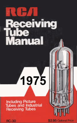 1975 Tube Data Sheet Manual
