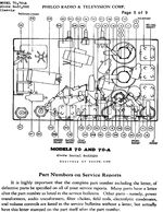 Philco 70,70A,90,90A skiz page 5