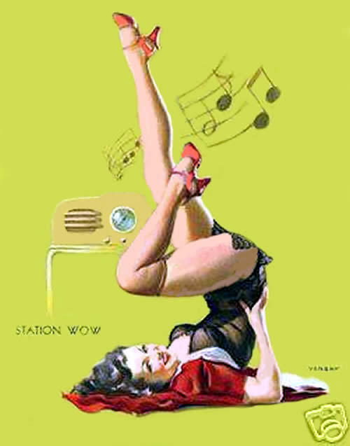 Catalin Pinup Girl Photo